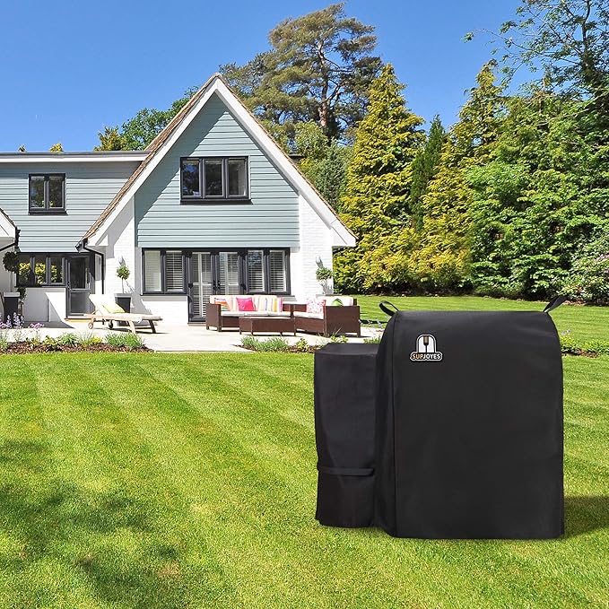 SUPJOYES Grill Cover for Traeger Tailgater 20 Series, Heavy Duty Waterproof Wood Pellet BBQ Accessories for Traeger 20 Series, Junior & Tailager Grills, Full Length