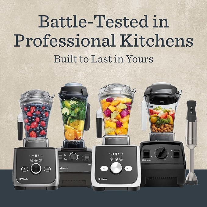 Vitamix Explorian Blender, Professional-Grade, 64 oz. Low-Profile Container, Black - 65542 (Renewed Premium)