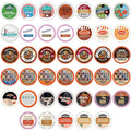 Crazy Cups Pod Variety Pack - Unique Flavors of Chocolate, Vanilla, Caramel, Coffee Capsules, Flavored Coffee, 40 Count