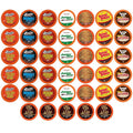 Best of The Best Pods Compatible With 2.0 Keurig K Cup Brewers Variety Sampler Assorted Cocoa 5 Cups Of Each Flavor, Hot Chocolate, 40 Count