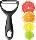 A Bar Above Gold Citrus Peeler, Premium Stainless Steel Fruit Peeler for Oranges, Lemons, and Garnishes, Ergonomic Bar Tool for Peeling Citrus, Cocktail Garnish Zester, Bartender Tool for Home and Bar