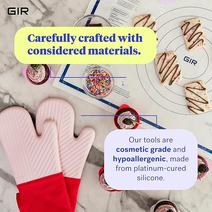 GIR: Get It Right 3-Piece Ultimate Silicone Kitchen Utensils Set - Spatula, Flip & Spoonula - Non-Toxic Cooking Utensils for Nonstick Cookware, Cooking and Baking - Slate