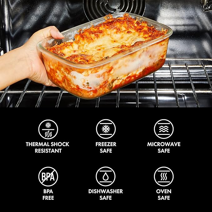 OXO Good Grips 4-Piece Smart Seal Leakproof Mini Glass AirtightContainer Set