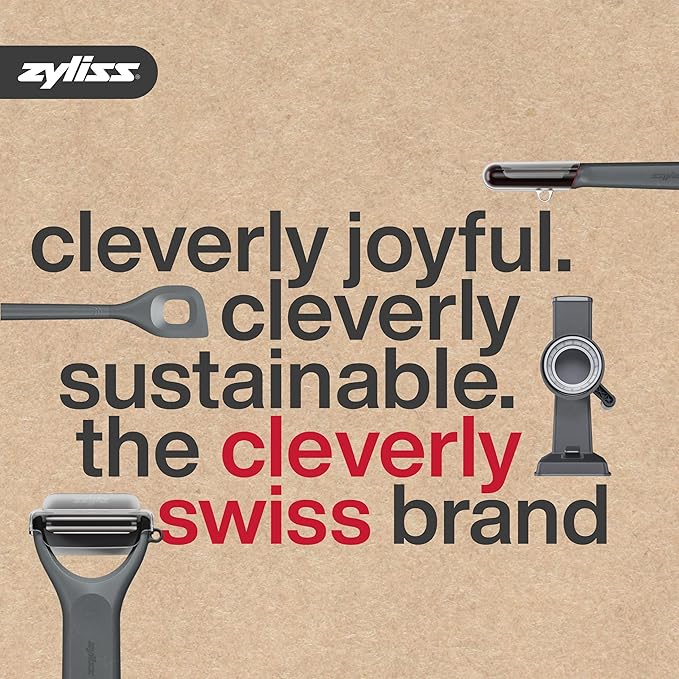 Zyliss 6 Piece Knife Value Set - Kitchen Knife Set with Sheath Covers - Chef's, Santoku, Utility, Serrated Paring, Paring & Peeling Knives - Stainless Steel