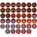 Two Rivers Coffee Bold & Dark Roast Coffee Pods, Compatible with 2.0 Keurig K-Cup Brewers, Assorted Bold Variety Pack, 40 Count
