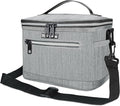 Tirrinia Insulated Lunch Box for Men/Women, Leakproof Lunch Bag for School Work, Large Lunch Tote Kids Boys Girls Back to School, Soft Reusable Cooler Office Picnic Beach Camping with Shoulder Strap