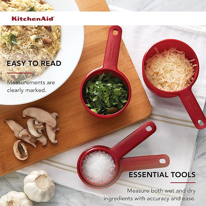 KitchenAid Universal Measuring Cup Set, 4-Piece, Empire Red