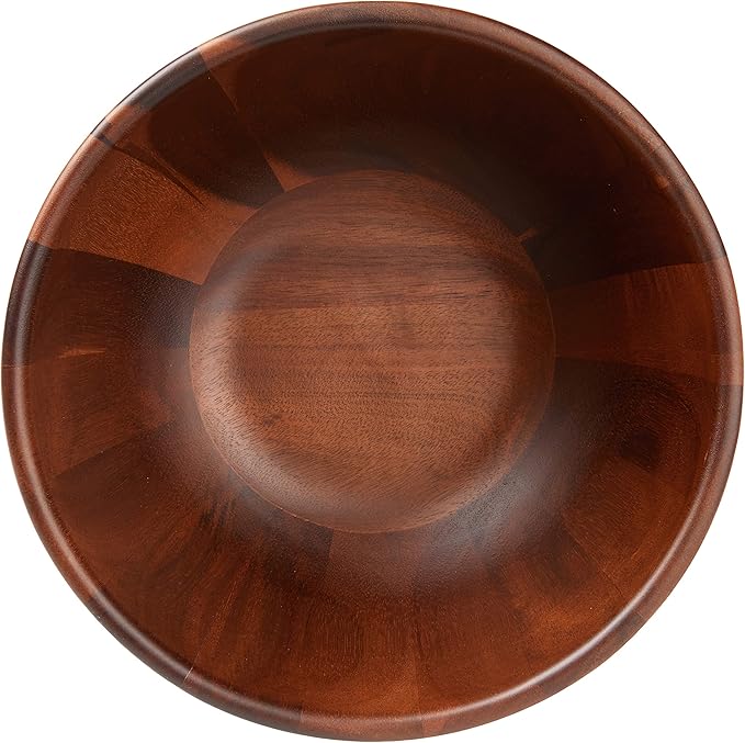 Kate Spade New York Deco Dot Salad Bowl with Servers, 1.85 LB, Brown