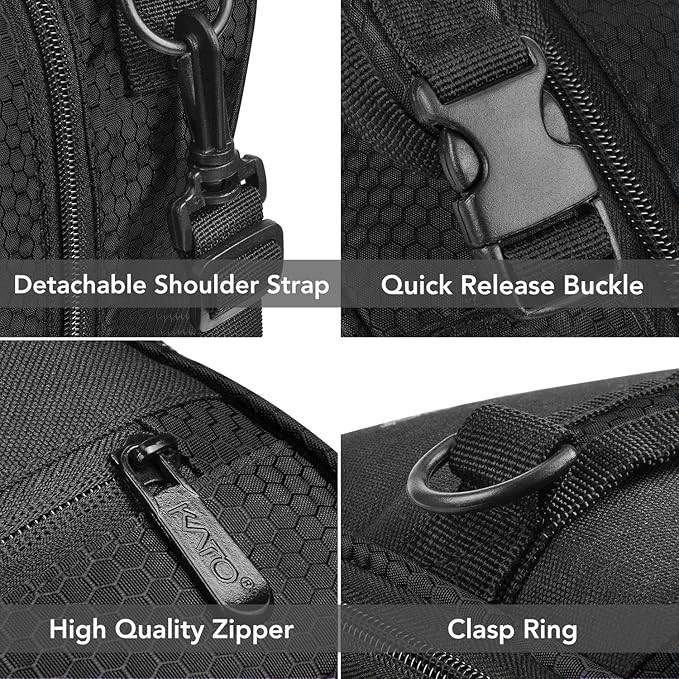 Tirrinia Expandable Insulated Lunch Bag for Men Women – Leakproof Reusable Cooler LunchBox for Kids & Adults with Shoulder Strap, Perfect for Work, School, Office, Travel,Black