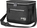 Tirrinia Insulated Lunch Box for Men/Women, Leakproof Lunch Bag for School Work, Large Lunch Tote Kids Boys Girls Student Back to School, Soft Cooler Office Picnic Beach Camping for Adults, Charcoal