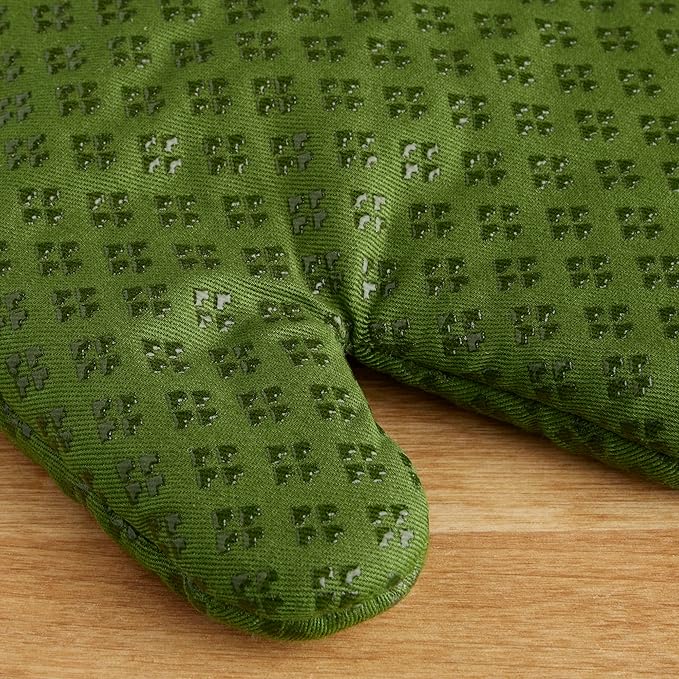 KitchenAid Asteroid Oven Mitt Set, 7"x12.5", Matcha Green, 2 Piece