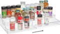 SIMPLEMADE 3-Tier Spice Rack Organizer - Versatile Storage Shelf for Kitchen, Bathroom, Bedroom & Office, Set of 1, Expandable Clear