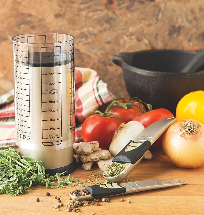 KitchenArt 2 Cup Pro Essentials Gift Set, 6.5x6.5x7", 3-Piece Set