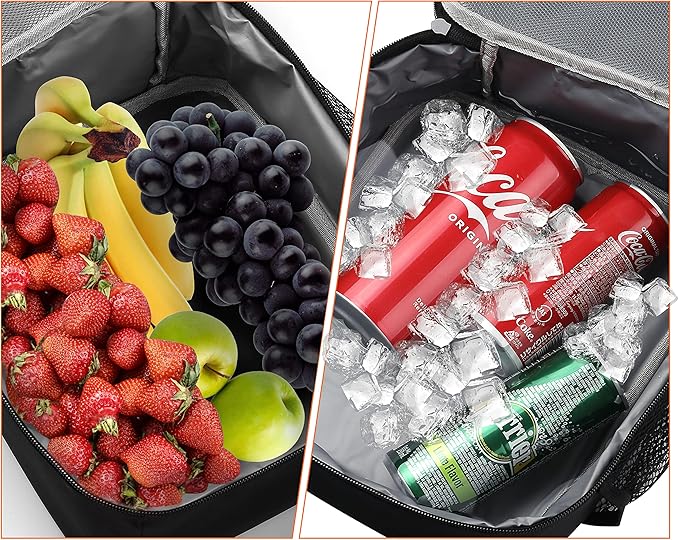 Lunch Box for Men - Reusable Lunch Bag Men Adult Women- Insulated Small LunchBox (Pink)