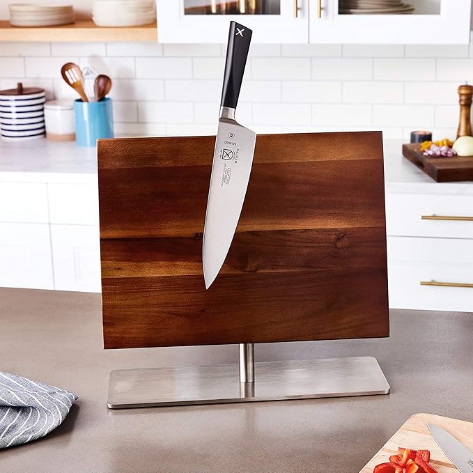 Mercer Culinary Magnetic Knife Board on Stand, 14 1/8 x 10 1/4, Stainless Steel