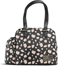 Fit & Fresh Lunch Bag For Women, Insulated Womens Lunch Bag For Work, Leakproof & Stain-Resistant Large Lunch Box For Women With Bottle Pocket, Long Straps, Zipper Closure Laketown Bag Black Cheetah