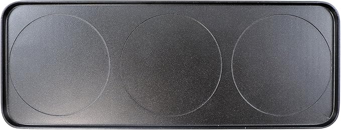 Swissmar Replacement Grill/Griddle Top Plate for Swivel Raclette – Reversible Aluminum Tabletop Grill Plate for Indoor Electric Grilling, BBQ, Sizzling Tabletop Hot Plate and Griddle Cooking