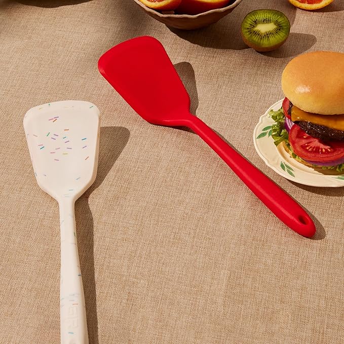 GIR: Get It Right Silicone Spatula for Cooking - 13-Inch Black - Heat Resistant to 425°F & Nonstick - Pancake Flipper & Spatula Turner