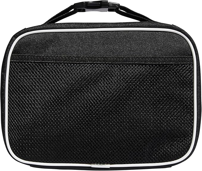 adidas Unisex Foundation Insulated Lunch Bag, Black/White, ONE SIZE