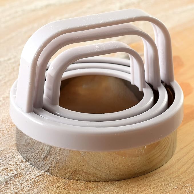 Norpro Biscuit/Cookie Cutters, Set of 3, As Shown (Pack of 2)