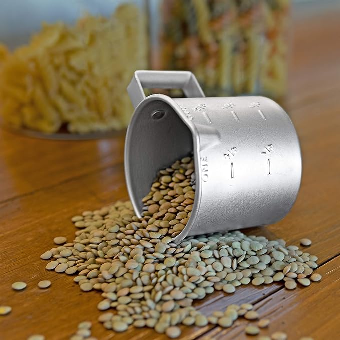 Better Houseware 2.5 Liquid Measuring Cup, 20 oz measuring cup for liquid with Easy-Read Markings for Cooking and Baking, Kitchen Essential Measuring Cups Aluminum