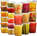 JoyServe Deli Food Containers with Lids - (144 Sets) Bulk Case of 72-32 Oz Quarts & 72-16 Oz Pints Airtight Food Storage Takeout Meal Prep Containers, BPA-Free, Dishwasher, Microwave Safe