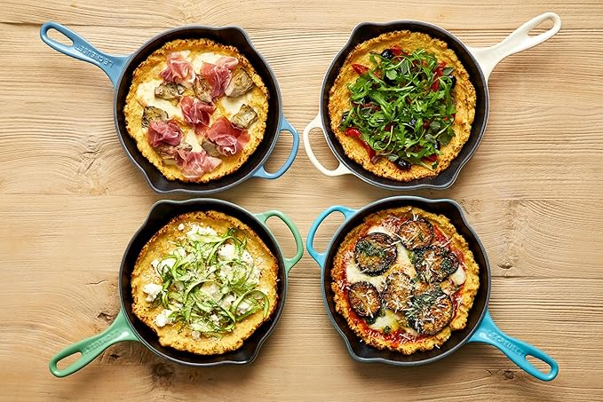 Le Creuset Enameled Cast Iron Signature Round Skillet, 9", Peche