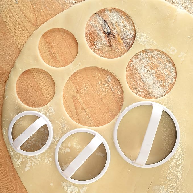 Norpro Biscuit/Cookie Cutters, Set of 3, As Shown (Pack of 2)