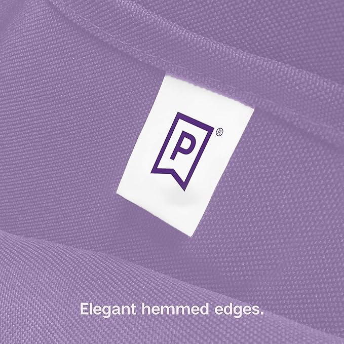 Gee Di Moda Rectangle Tablecloth - 90 x 132 Inch Lavender Table Cloth for 6 Foot Table with Floor-Length Drop - Heavy Duty Washable Fabric - 6 Ft Buffet Table, Holiday Party, Wedding & Baby Shower