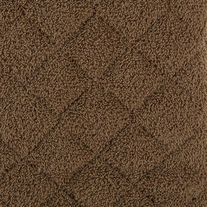 DII Basic Terry Collection 100% Cotton Quilted, Oven Mitt, Brown, 2 Piece