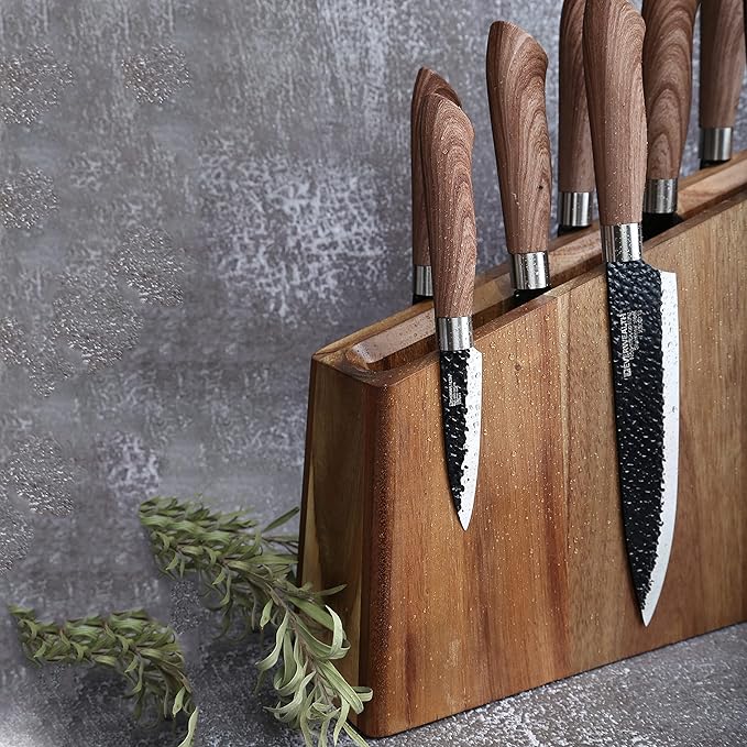 Magnetic Knife Block,12-16 Knives Holder with Powerful Magnets,Knife Board Knife Strip Rack with Strong Magnet