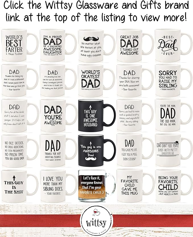 One Awesome Mom Funny Coffee Mug - Gifts for Mom, Women - Best Mom's Gifts from Daughter, Son, Kids, Husband - Cool Birthday Present Idea for New Mother, Wife, Her - Novelty Mom's Mug, Cup