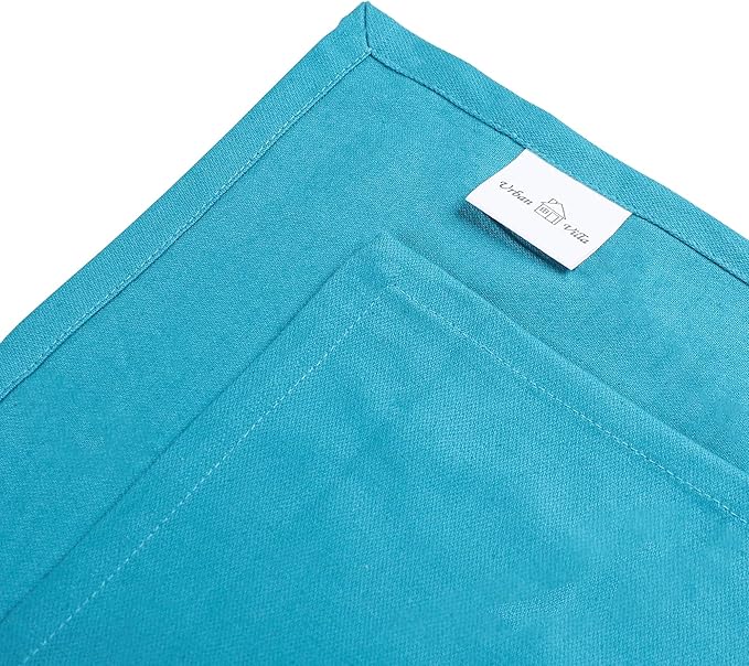 Urban Villa Kitchen Towels Premium Quality 100% Cotton Solid Kitchen Towels Set of 6 Ultra Soft Size 20X30 Inches Teal Color Kitchen Towel Highly Absorbent KitchenTowels