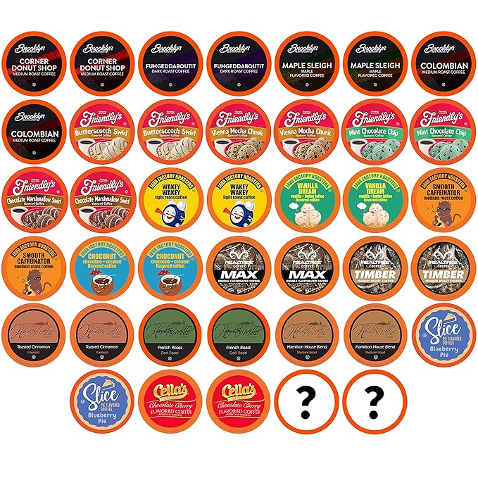 Two Rivers Coffee Mega Coffee Lovers Pods, Compatible with K Cup Brewers Including 2.0 Pods, Mega Coffee, 40 Count,TRC MS40