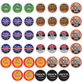 High Caffeine Coffee Pods Variety Pack - Sample The Strongest Coffee From the Top Brands with Our Extra Caffeine Sampler of 40 Pods Compatible with Keurig K Cup Makers