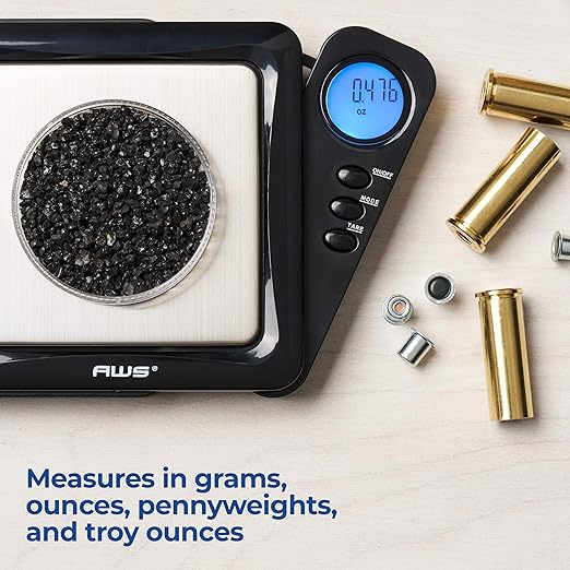 American Weigh Scales 100g x 0.01g Digital Pocket Weight Scale | High Precision Digital Gram Scale 0.01g Accuracy Pocket Scales LCD Display Grams Ounces, Powder, Ideal for Kitchen Lab Jeweller Coins