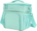 Bentgo Prep Deluxe Insulated Multimeal Bag - Lunch Box Bag, Holds 5 Meals, Premium Insulation up to 8 Hrs, Durable, Water-Resistant - Large Capacity For Adult Meal Prep (Coastal Aqua)