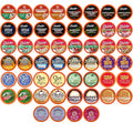 Two Rivers Coffee Flavored Coffee Pods Sampler Compatible with K Cup Brewers Including 2.0, Single Serve Variety Pack, Assorted, 52 Count