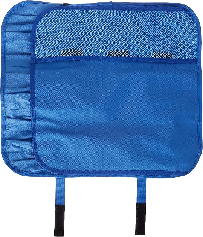 Mercer Culinary 7-Pocket Knife Roll Storage Bag, Blue