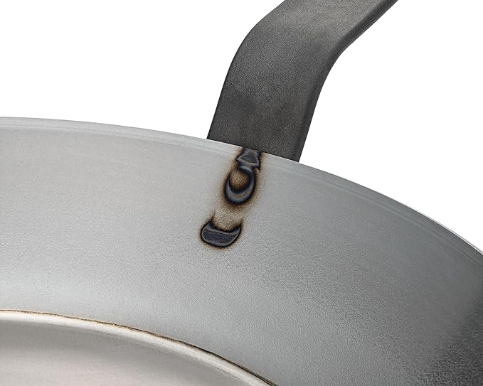 Matfer Bourgeat Black Carbon Steel Frying Pan, 9 1/2"
