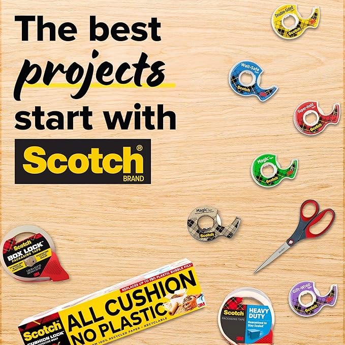 Scotch Brand Precision Ultra Edge Scissors, Left- or Right-Handed, 8 Inch, 3-Pack