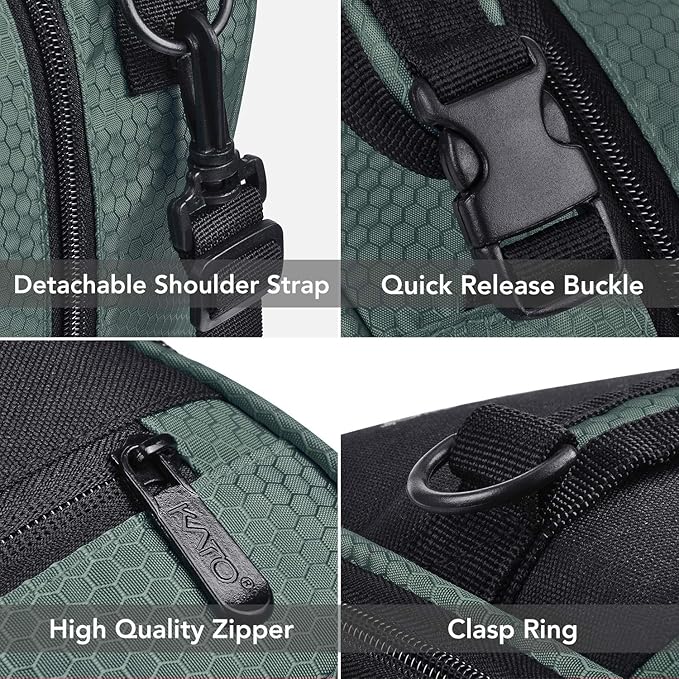 Tirrinia Expandable Insulated Lunch Bag for Men Women – Leakproof Reusable Cooler LunchBox for Kids & Adults with Shoulder Strap, Perfect for Work, School, Office, Travel,Grey