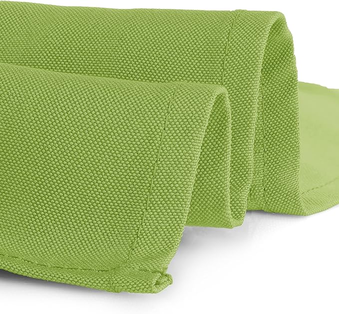 Gee Di Moda Rectangle Tablecloth - 60 x 102 Inch Apple Green Table Cloth for 6 Foot Rectangle Table - Heavy Duty Washable Fabric - for 6 Ft Buffet Table, Holiday Party, Dinner, Wedding & Baby Shower