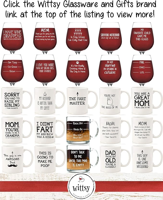 One Awesome Mom Funny Coffee Mug - Gifts for Mom, Women - Best Mom's Gifts from Daughter, Son, Kids, Husband - Cool Birthday Present Idea for New Mother, Wife, Her - Novelty Mom's Mug, Cup