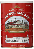 French Market French Roast Medium-Dark Roast Ground Coffee, 12oz Can (Pack of 1)