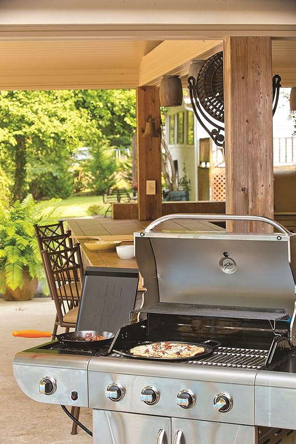 Lodge Pre-Seasoned Carbon Steel Skillet - Use in the Oven, on the Stove, on the Grill, or Over a Campfire - 8 Inch