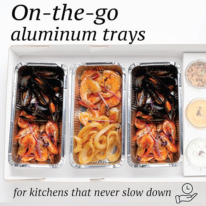 Spare Essentials (110 Pack Aluminum Loaf Pans with Lids, Disposable Bread Tins for Baking, Lunch Containers, Single Serve Baking Dishes - Foil Loaf Pans, Aluminum Bread Pans (7.8 x 4.3 x 2 Inches)