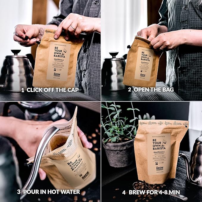 Christmas Coffee Gifts for Men & Women - 7 of the World's Finest Single Estate Specialty Coffees in Sampler Box for Coffee Lovers | Perfect Secret Santa Gift Set Idea with Unique Coffeebrewer
