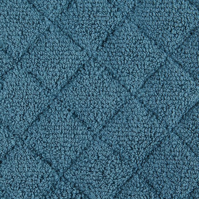 DII Basic Terry Collection 100% Cotton Quilted, Oven Mitt, Storm Blue, 2 Piece