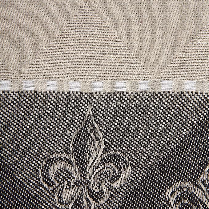 DII Cotton French Jacquard Dish Towels, Set of 3, Decorative Tea Towels for Everyday Kitchen Cooking and Baking-French Macaroons